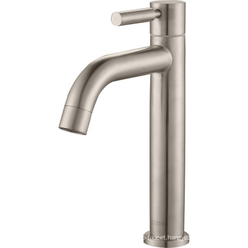 Golden stainless steel faucet for bathroom